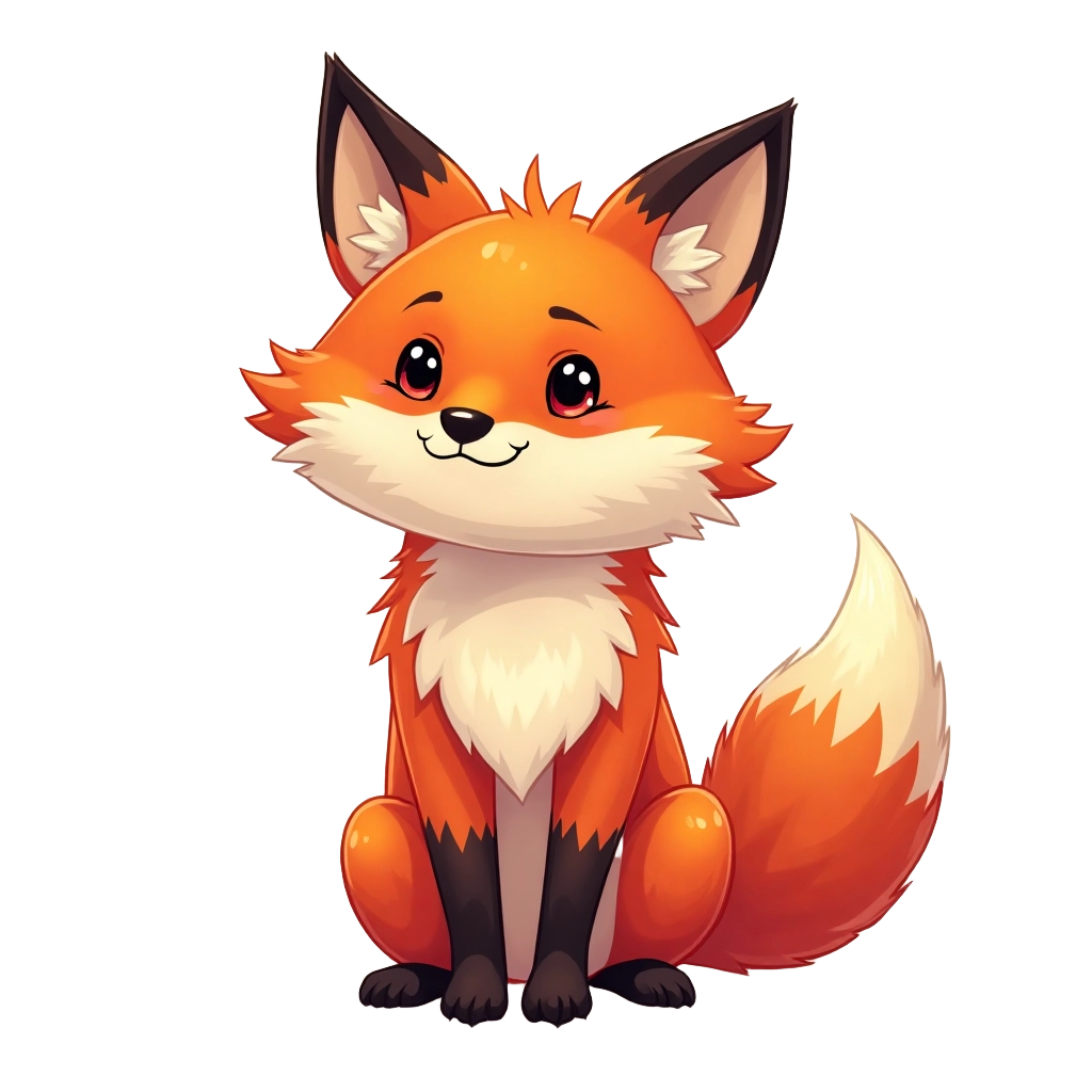 Cute Fox Illustration